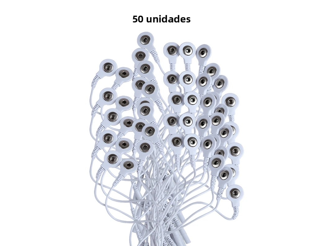 (50 Piezas) Cable Corto De 3,5 Mm A Adaptador De 2,0 Mm, Blanco