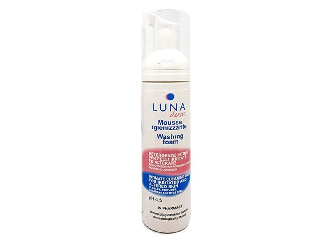Lunaderm Mousse Limpiadora Íntima Higiénica para Piel Irritada y Dañada 150 ml Morgan