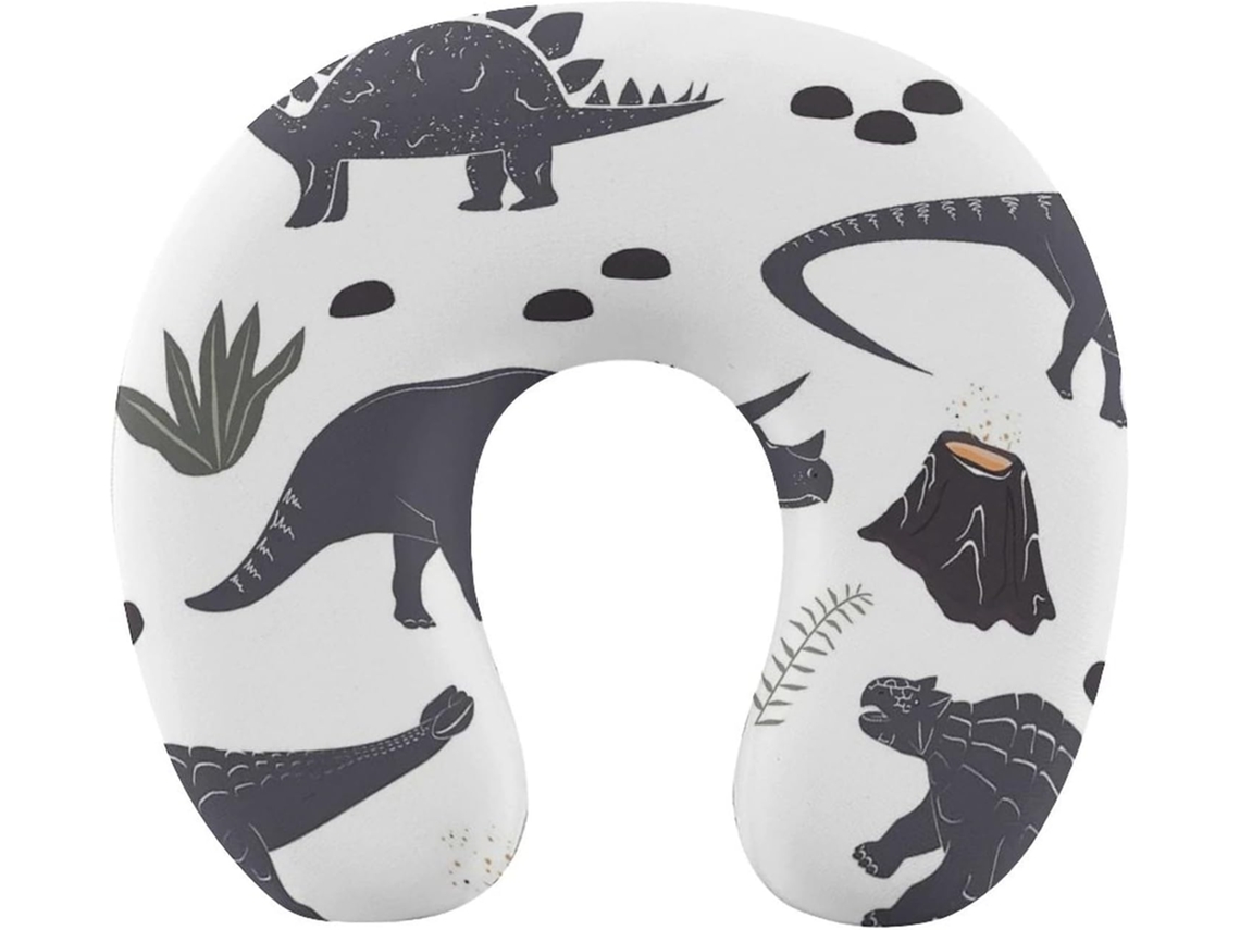 Almohada Viaje Diseño Dinosaurio Espuma Viscoelástica Viscoelástica Fácil Relajación Cómodos