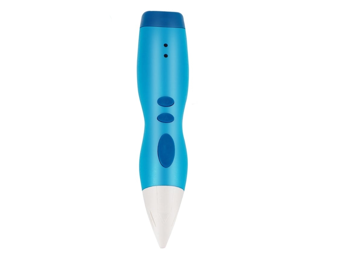 Bolígrafo 3D para niños, bolígrafo de impresión a baja temperatura, seguro para niños, no compatible con ABS/PLA, color azul Gusshious