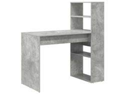 Escritorio | Escritorio gris de 113 x 54 x 120 cm, madera tratada.