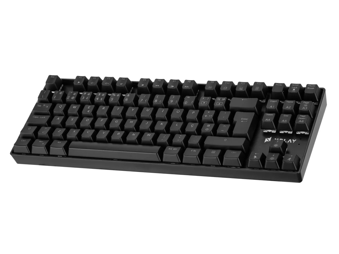 Teclado Juegos NPLAY Conquista 1.0 (Outlet Grado A - USB - Mecánica - Portugués)