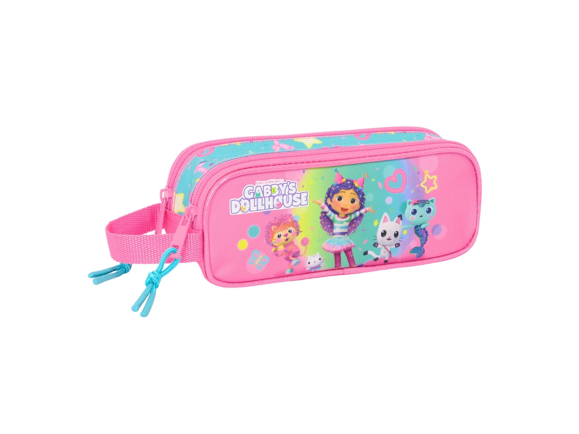 Estuche Doble GABBY'S DOLL HOUSE Confetti (21 x 8 x 6 cm)