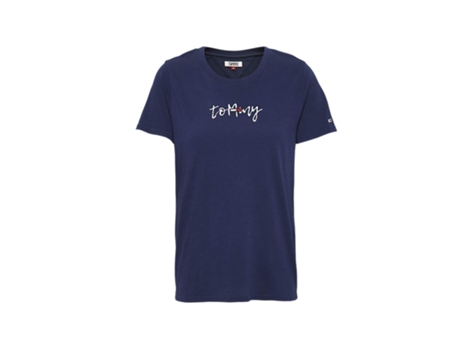 Camiseta TOMMY JEANS (S - Azul)
