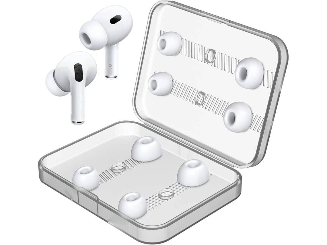 Almohadillas Para Los Oídos Para Airpods Pro 2 (segunda Generación) Almohadillas De Silicona Para Los Oídos Con Caja De Almacenamiento Portátil Gertiz