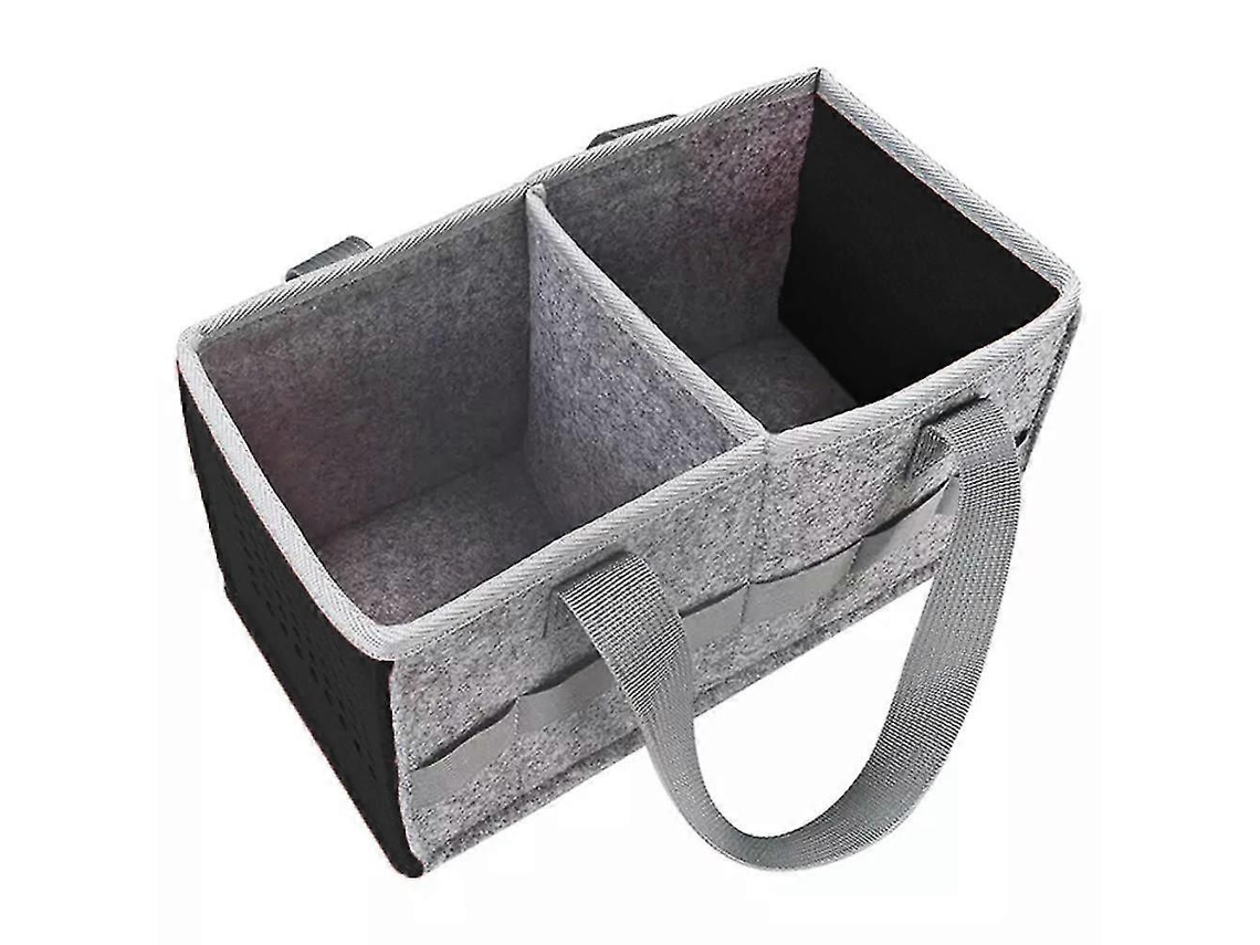 Bolsa organizadora de pañales para bebé, hecha de fieltro, plegable e ideal para guardar pañales. GOKOCO
