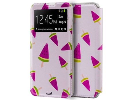 Funda para Xiaomi Mi 10 Lite COOL Flip Cover Morado