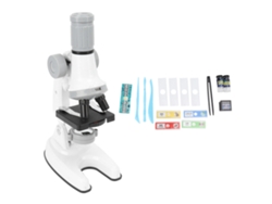Microscopio Para Niños 100x-1200x Kit De Ciencia Con Luz Led Ajustable Regalo Premium