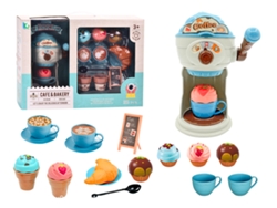 Set de dulces, café, máquina de helados, tazas, magdalenas B.active