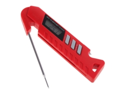 Termómetro de lectura instantánea para carnes, ideal para asar a la parrilla y cocinar. Termómetro digital rápido con retroiluminación y sonda para alimentos.