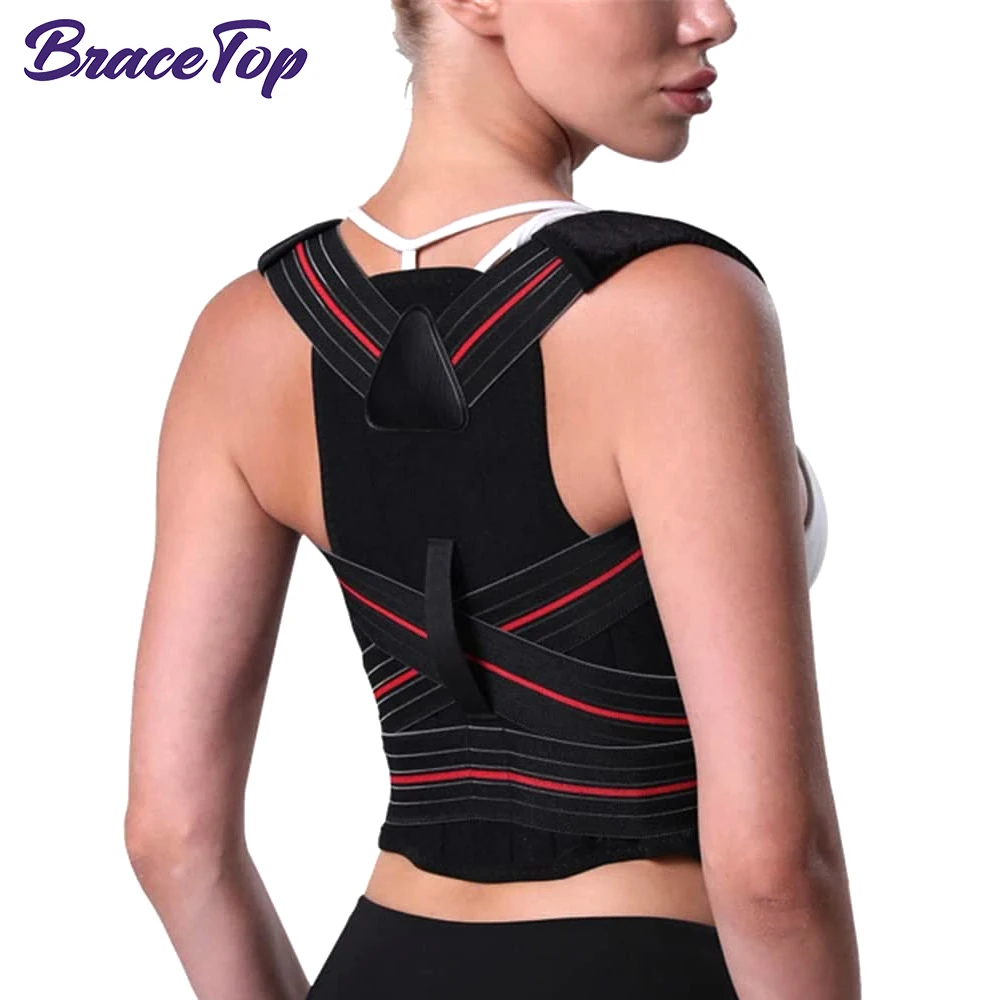 Corrector de postura ajustable con soporte para espalda y hombros, cinta adhesiva para corrección de postura Mdug (s)