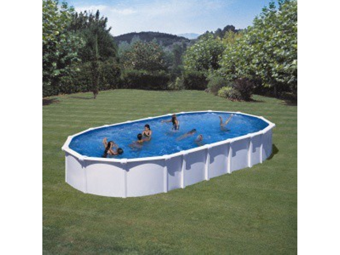 Piscina de Acero GRE Blanca (1000x550x132 cm)