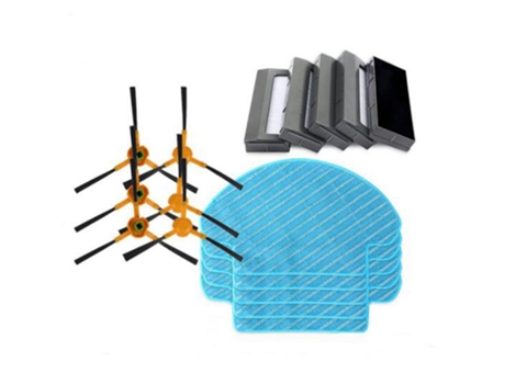Ad-cepillo lateral, filtro Hepa, almohadilla de fregona para limpieza de polvo para Ecovacs Deebot Dw700, accesorios de repuesto para aspiradora