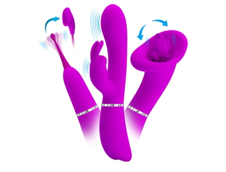 Vibrador PETHUEL Punto G multifrecuencia ZDB-0630-127 Rosa roja