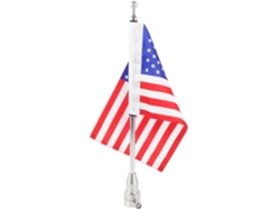 Soporte Para Manillar De Motocicleta Con Mástil Para Bandera, Accesorio Para Bicicleta, Soporte Para Bandera En