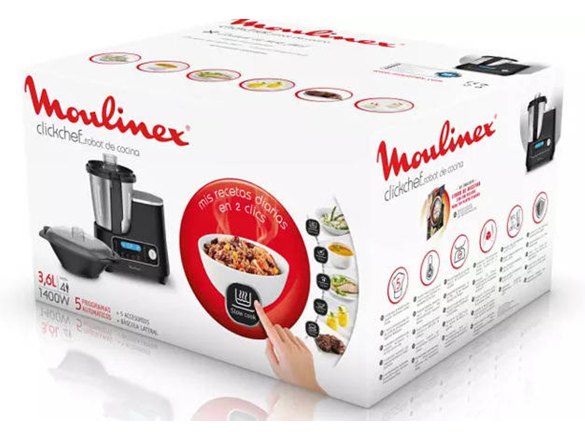 Robot de Cocina Moulinex Clickchef HF4SPR30