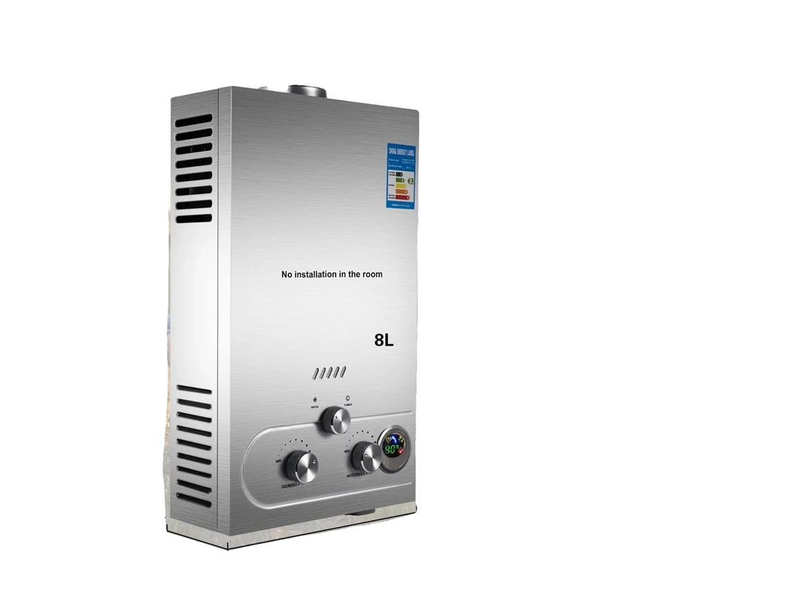 Calentador de agua a gas, salida ajustable, diseño de montaje en pared, 8L OEM