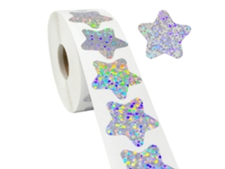 Pegatinas brillantes - 500 pegatinas pequeñas para arte y aula NEVEANCE