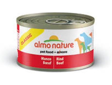 Comida Húmeda para Perro ALMO NATURE Natural Carne (Lata - 95 g)