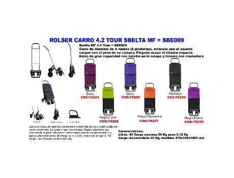 Rolser carro 4.2 tour sbelta mf marengo sbe009