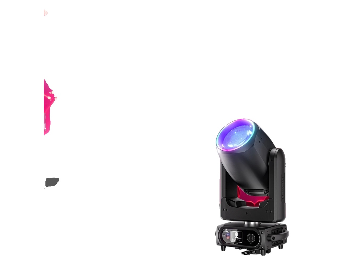 Linterna portátil, alto flujo luminoso, uso versátil, haz de 200 W, enchufe europeo.