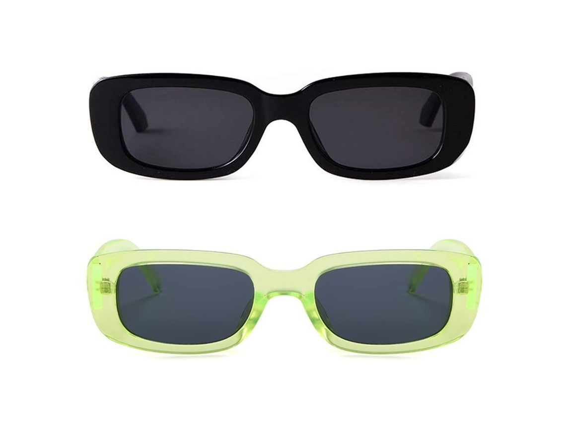 Gafas De Sol Rectangulares Retro Para Mujer 2025, Estilo Cuadrado, Estrechas, Con Protección Uv400 Y Resistentes A Las Fugas.