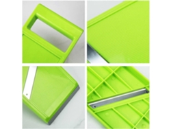 Mandolina manual, picadora de verduras y máquina para hacer papas fritas con cuchillas de acero inoxidable Everley891
