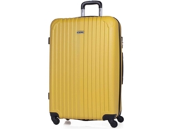 Maleta de Viaje Grande ITACA ABS Amarillo (100 L)