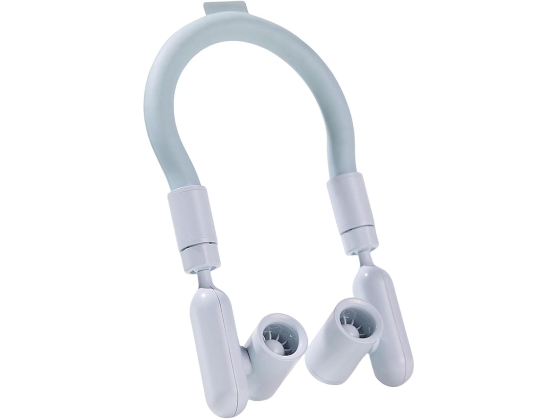 (azul) Ventilador De Cuello Plegable, Adecuado Para Entrenamientos En El Gimnasio Y Viajes Diarios - Recargable Por Usb - Sin Aspas