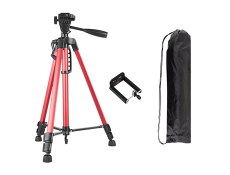 Tripode Portátil SLOWMOOSE para Smartphone Rojo