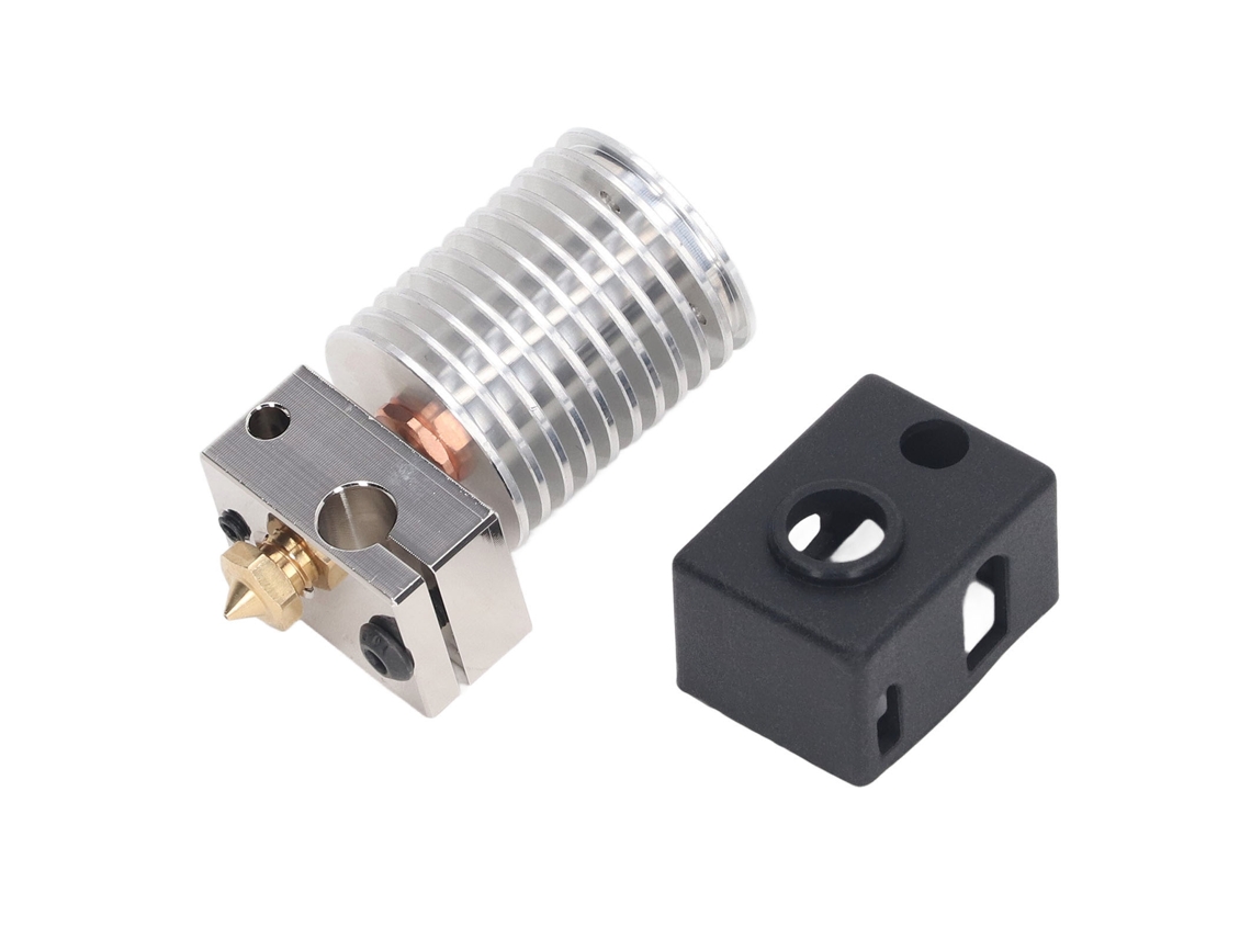 Kit De Actualización Del Extrusor De Impresora 3d Con Bloque Calefactor De Boquilla De Latón De 0,4 Mm