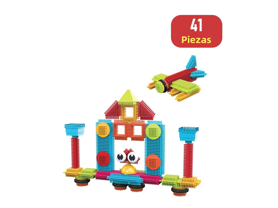 (41 piezas) Juguete educativo infantil de bloques de construcción: interacción entre padres e hijos.