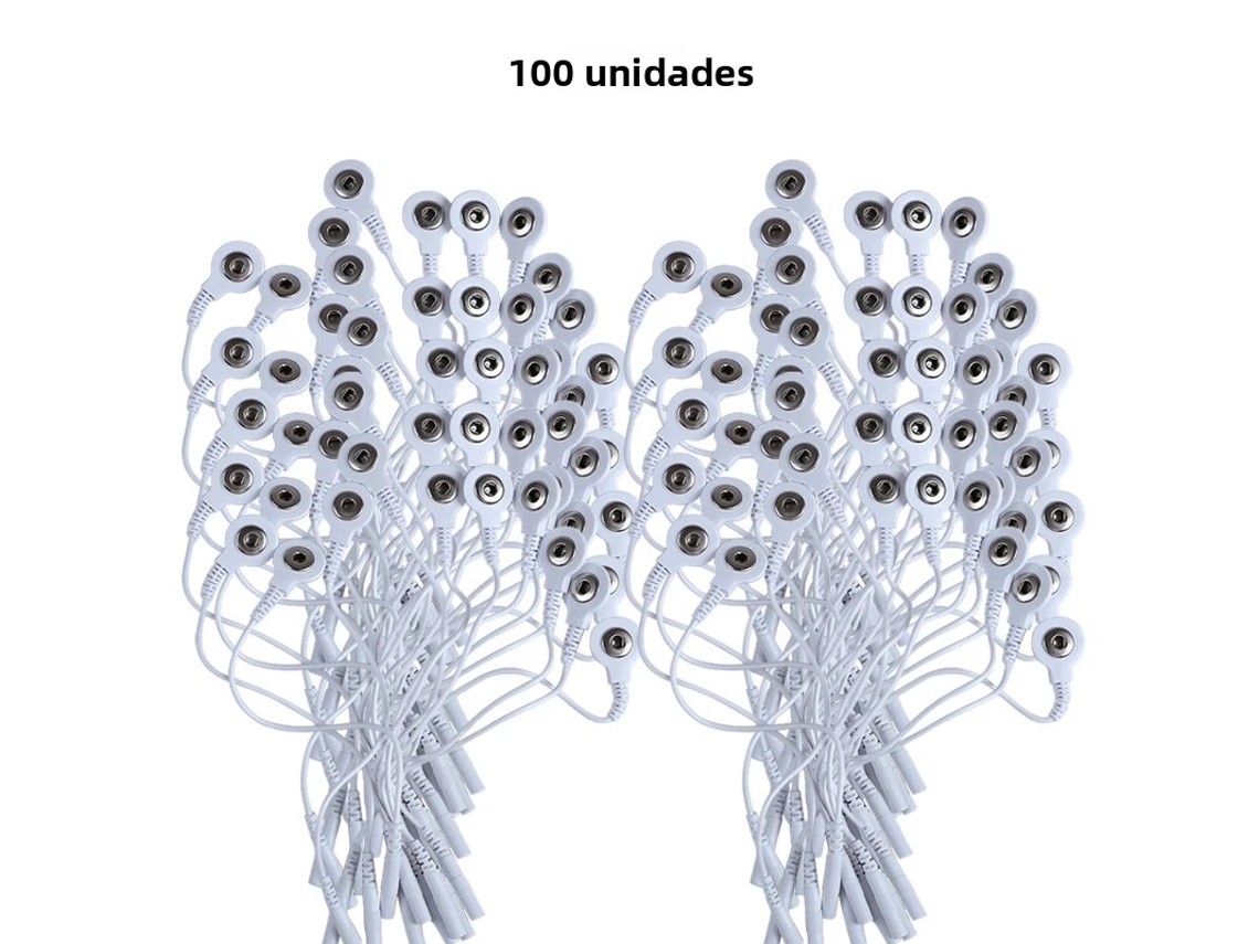 (100 Piezas) Cable Corto De 3,5 Mm A Adaptador De 2,0 Mm, Blanco