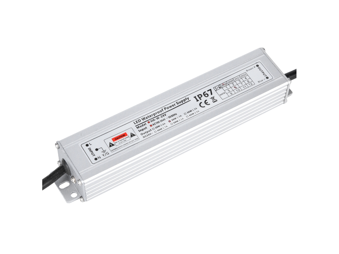 2026dz-fuente De Alimentación Impermeable Ip67 Transformador Led 24v 30w Ac100~264v Para Tiras Led