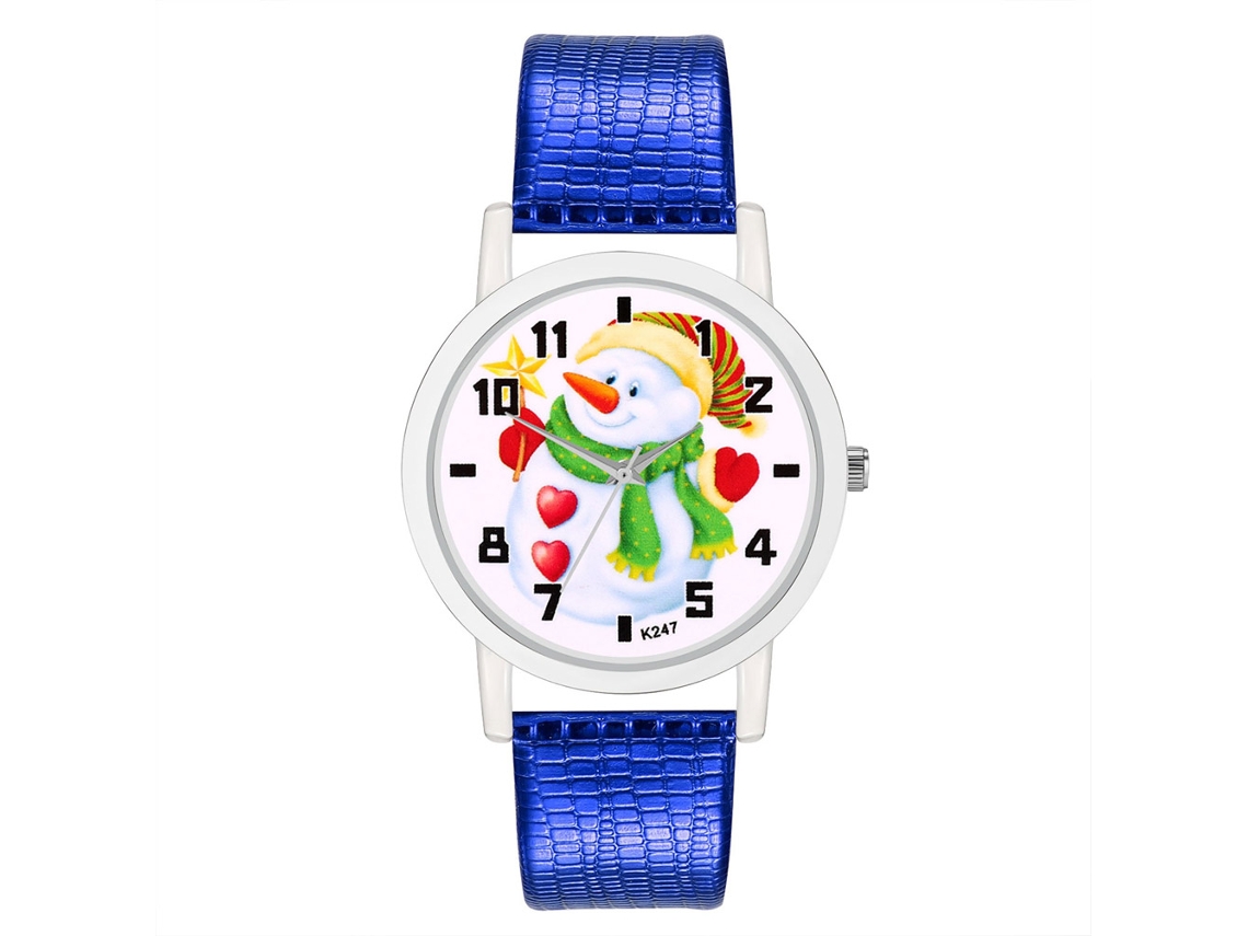 Reloj De Pulsera Analógico De Cuarzo Para Mujer Zhoulianfa Con Esfera Redonda Azul.