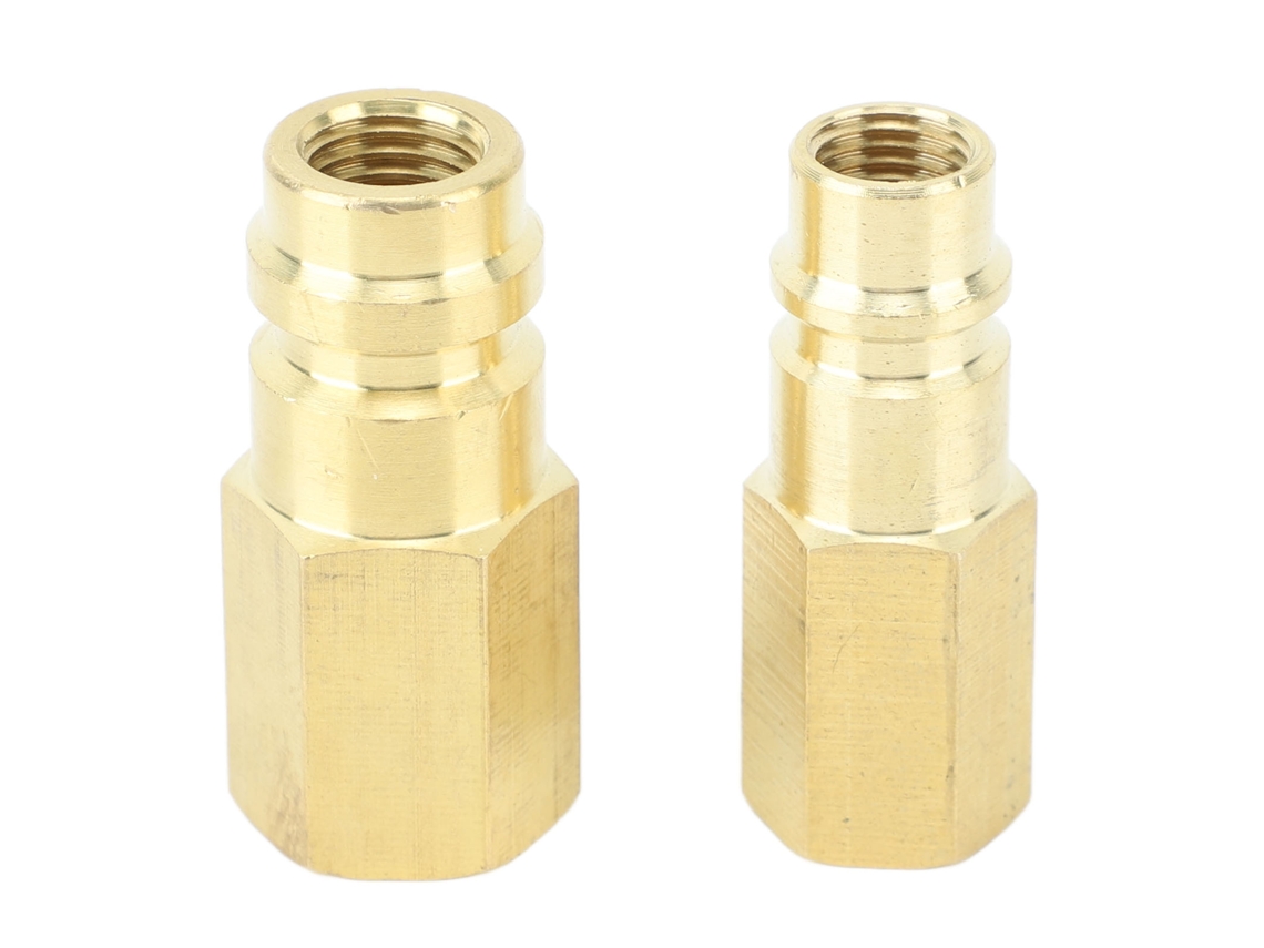 Adaptador de conector para aire acondicionado R134a de 1/4 de pulgada SAE