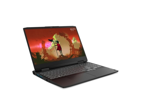 Laptop LENOVO IdeaPad Gaming 3 15ARH7 (Gris - 16 GB RAM - 512 GB SSD - 15,6" - NVIDIA GeForce RTX 3050 - QWERTY - AMD Ryzen 5)