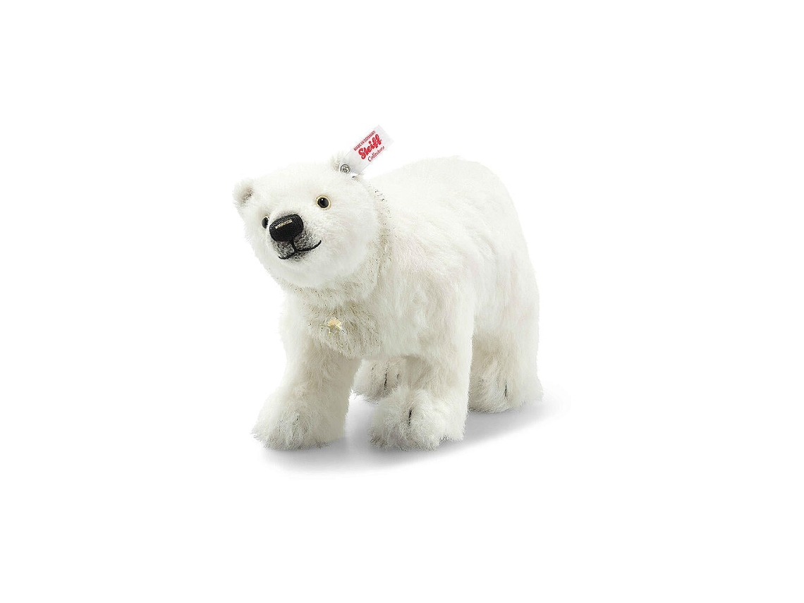 Oso polar de peluche Steiff, blanco invierno con cristales de Swarovski, osito de peluche de lujo