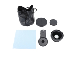 Kit De Lentes Para Telefone: Lente Gran Angular E Macro Clip-on Para Câmera Móvel