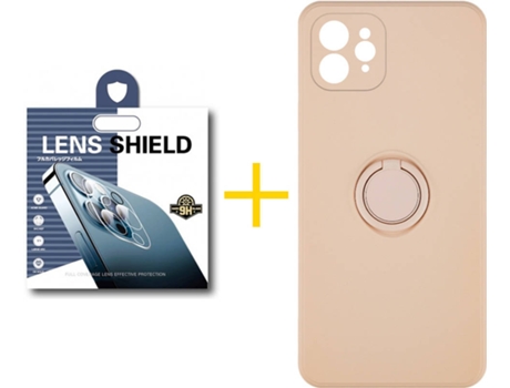 Carcasa + 1 Protector de Cámara para iPhone 11 Pro Max SKYHE Rosa Pastel