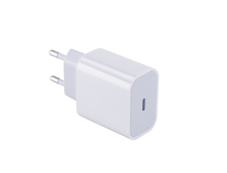 Base Cargador Tipo C Fastcharge 20W Para Apple Iphone 14 Pro Max Blanco
