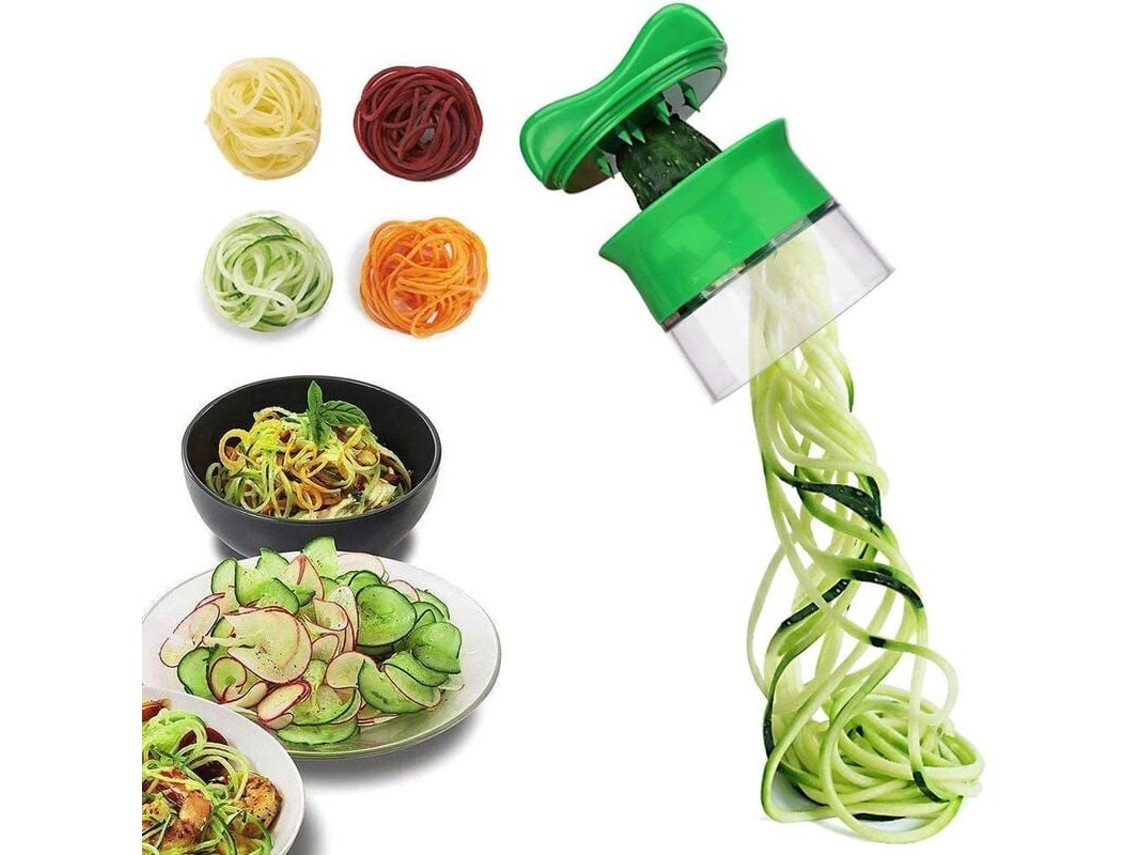 KOFIHETY Rallador de Zanahoria y Pepino en Espiral, Herramienta para Ensaladas, Máquina para Tallarines y Espaguetis 1pc
