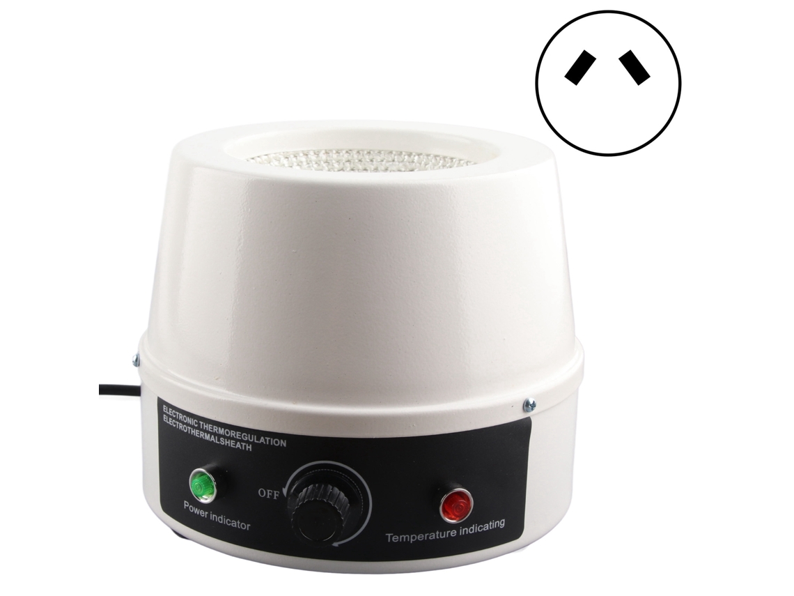 Manta Calefactora Termostática Eléctrica De Laboratorio De 500 Ml, 250 W, Enchufe Australiano, 220 V.