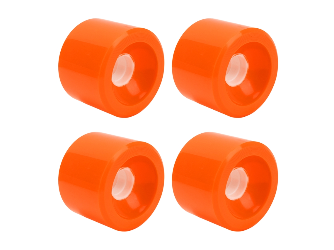 4 Ruedas De Pu 78a Seguras Para Patinete Con Agarre Fuerte, Duraderas, Resistentes A Las Grietas, Color Naranja.