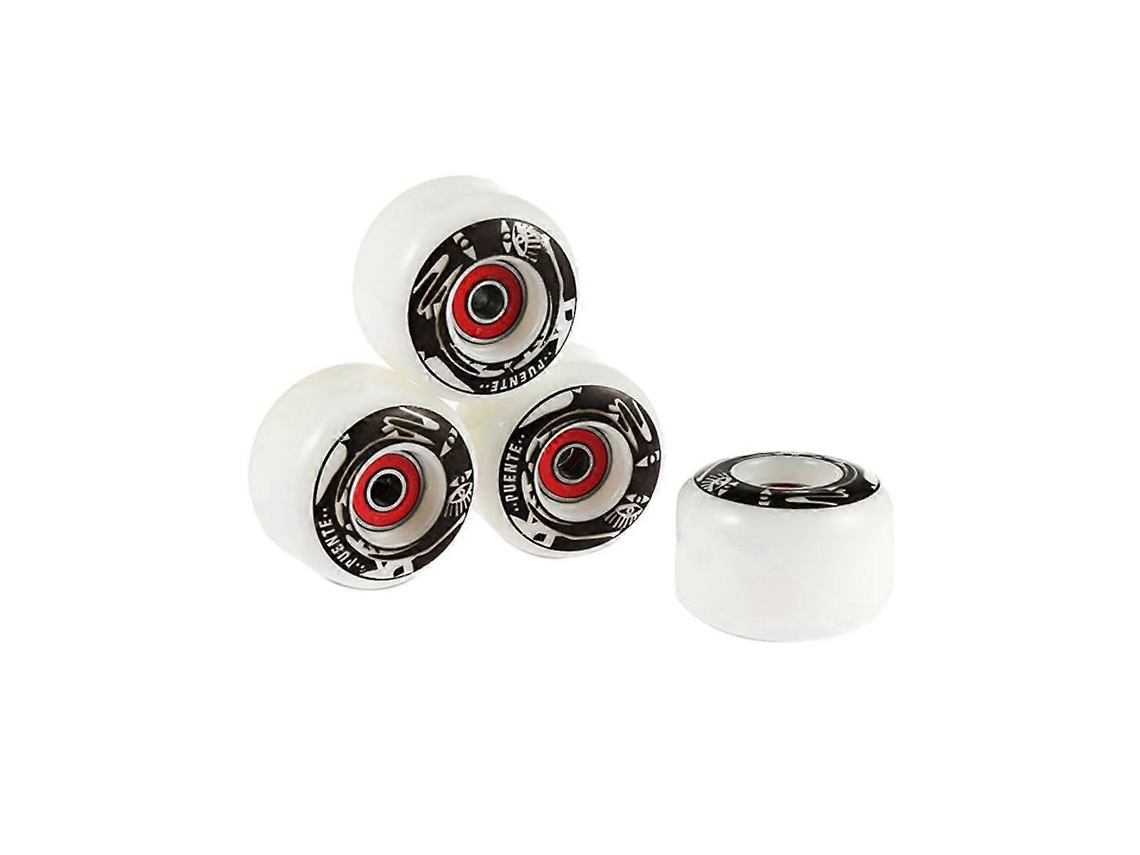 Ruedas de monopatín de PU duraderas (4 unidades) para longboard cruiser ollie punk