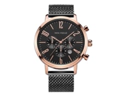 Reloj Hombre Metal Impermeable Fashion Pulsera Ajustable Mini Focus