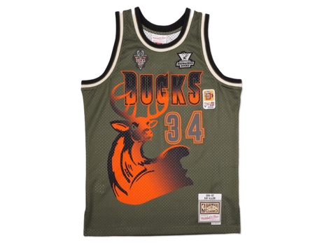 Camiseta MITCHELL & NESS Milwaukee Bucks Nba Flight Swingman Ray Verde (M)