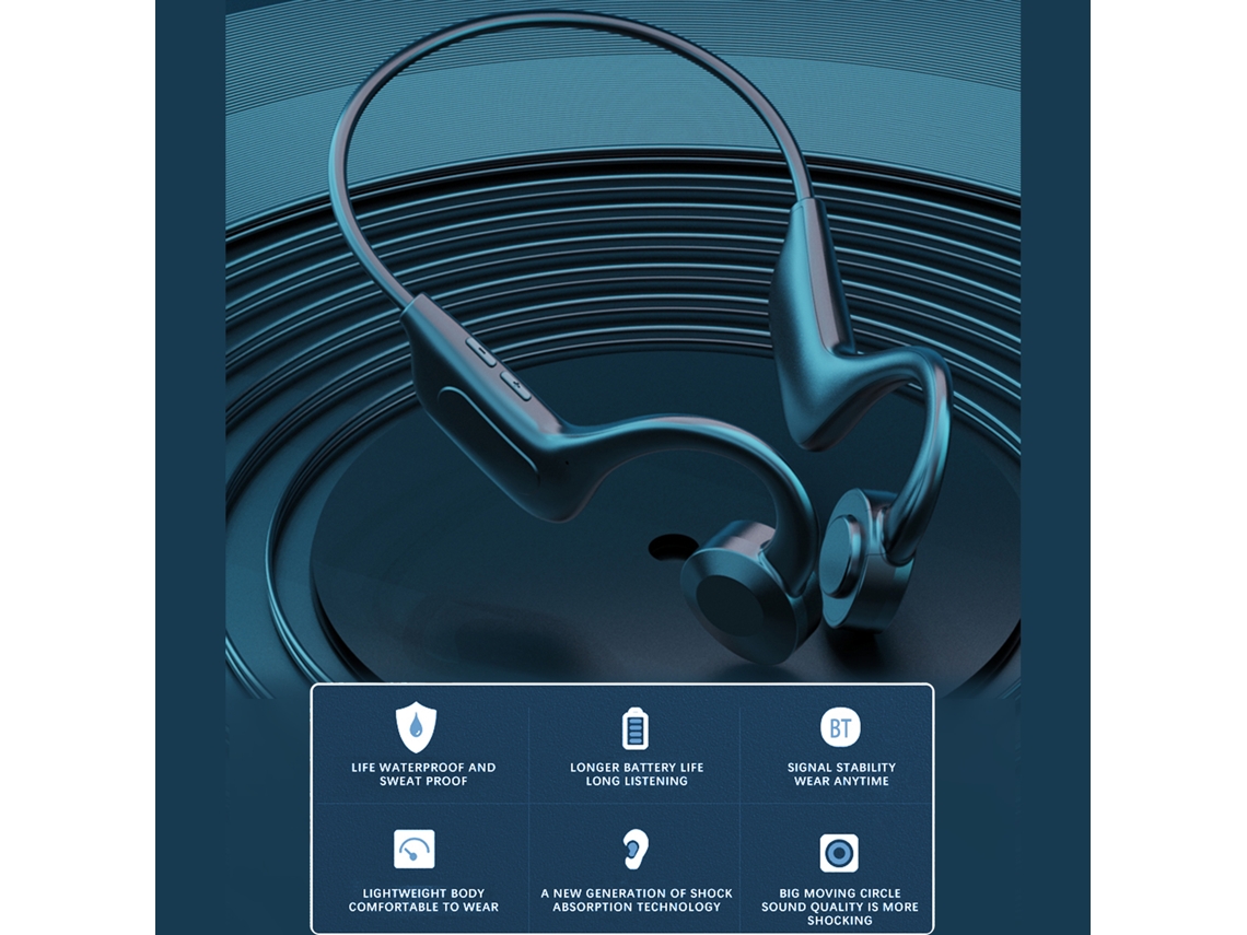 Auriculares Colgantes Bt5.1, Cómodos, Con Reducción De Ruido, Llamadas Nítidas Y Resistentes Al Agua Para Deportes.