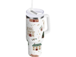 Navidad Vaso Botella Taza Acero Inoxidable - Vaso Térmico Portátil