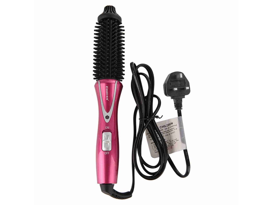 Pente Curlador Elétrico Portátil De Dobragem Com Design Ergonômico E Cabelo Seguro - Ferramenta De Beleza Para Pentear E Cachos